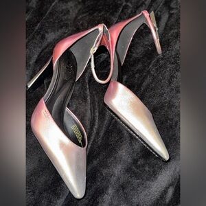 DKNY Shimmering Pink and Silver Heels